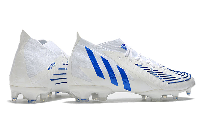 Adidas Predator Edge White & Blue Pro Version Boots