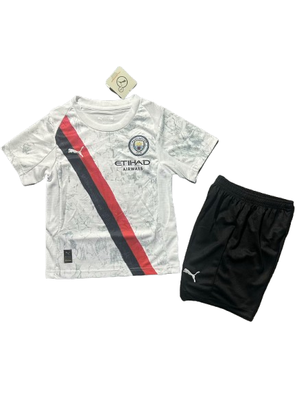 Manchester City 2025-26 Away Kids Kit