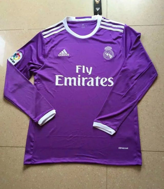 Real Madrid 2016-17 Away Long Sleeve Shirt