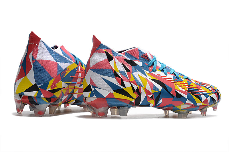 Adidas Predator Edge Bright BlueTeam Yellow Solar Red Pro Version Boots