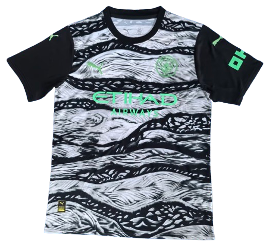Manchester City 2025-26 Green & White Special Edition Shirt
