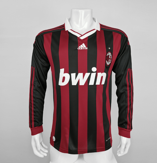 AC Milan 2009-10 Home Long Sleeve Shirt
