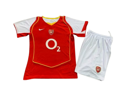 Arsenal 2004-5 Home Retro Kids Kit