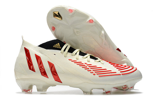 Adidas Predator Edge Vivid Red Off White Pro Version Boots