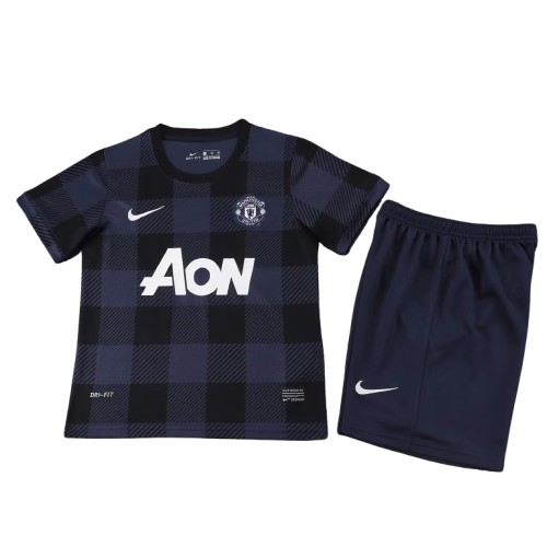 Manchester United 2013-14 Away Retro Kids Kit