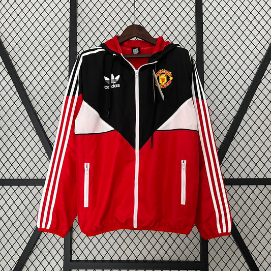 Manchester United 2024 Red Windbreaker