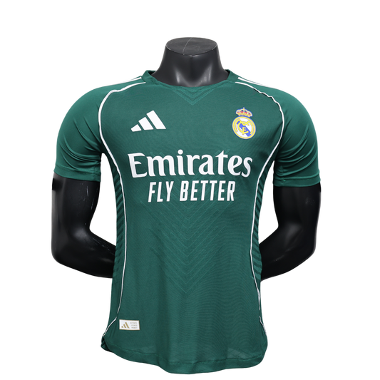 Real Madrid 2025-26 Special Edition Green Shirt