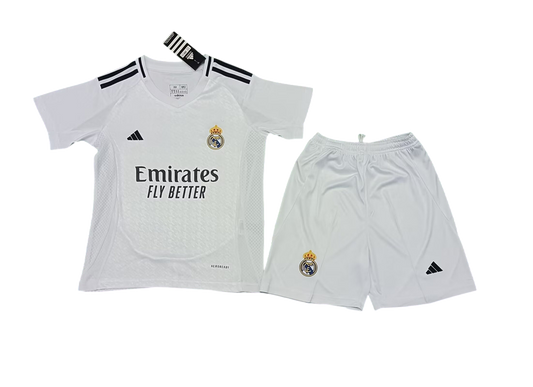 Real Madrid 2025-26 Home Kids Kit