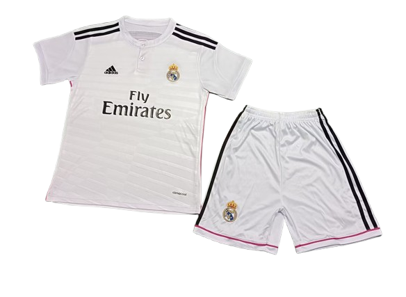 Real Madrid 2014-15 Home Retro Kids Kit