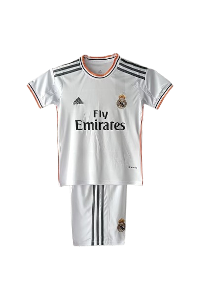 Real Madrid 2013-14 Home Retro Kids Kit
