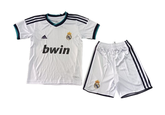 Real Madrid 2012-13 Home Retro Kids Kit