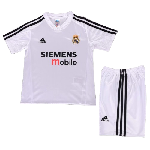 Real Madrid 2004-5 Home Retro Kids Kit