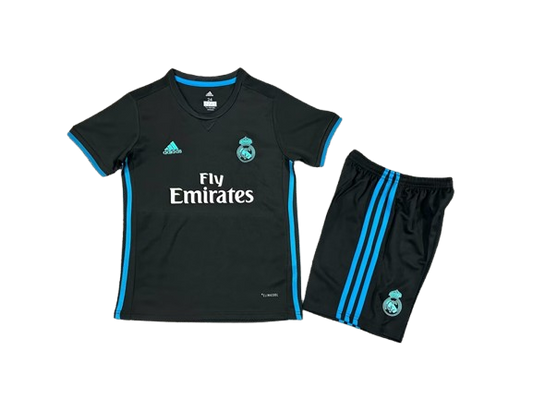 Real Madrid 2017-18 Third Retro Kids Kit
