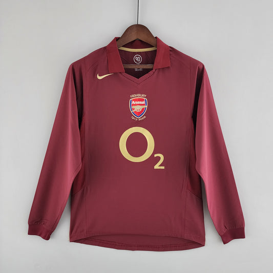 Arsenal 2005-06 Home Long Sleeve Shirt