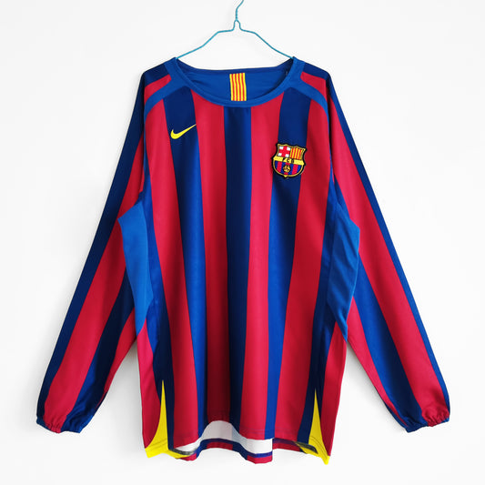 FC Barcelona 2005-6 Home Long Sleeve Shirt