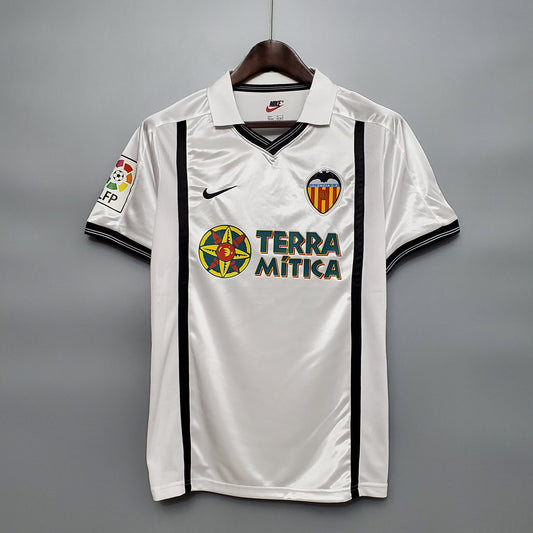 Valencia 2001/2 Home Shirt