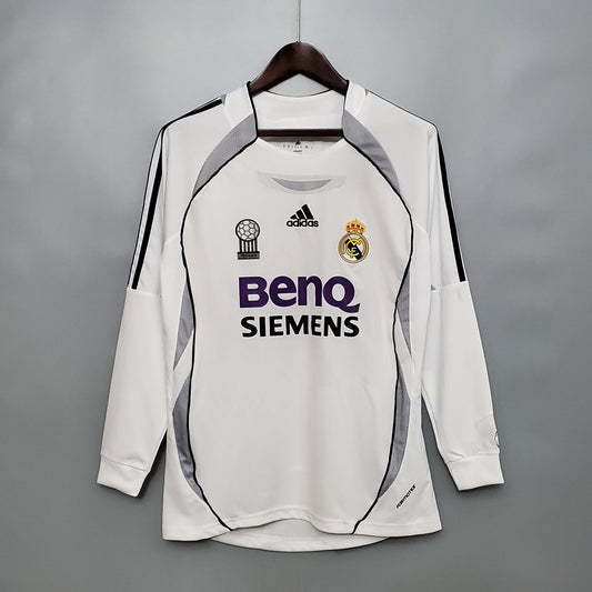 Real Madrid 2006-07 Home Long Sleeve Shirt