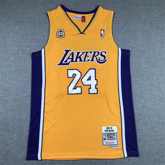 Lakers 2007 Yellow Kobe Shirt
